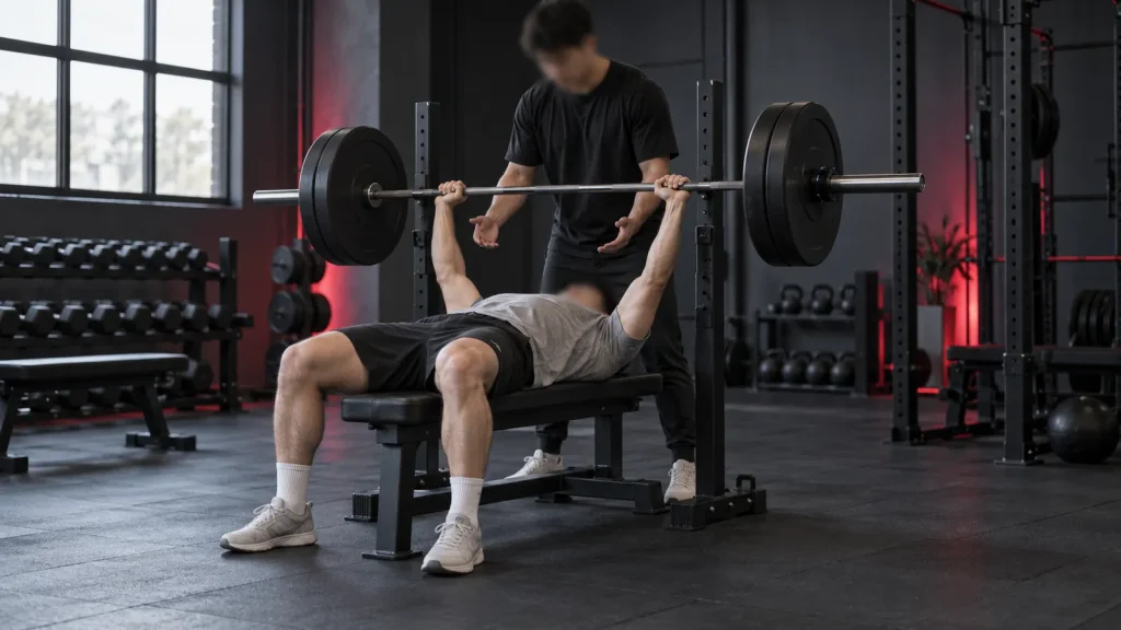Bench press program program guide visual